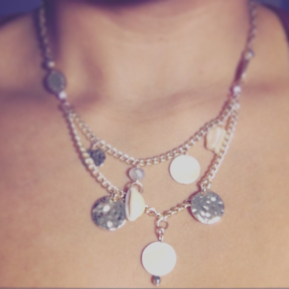 Handmade boho chic necklace